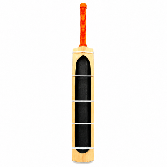 MD Sports Black Sprayed Hard Tennis Cricket Bat