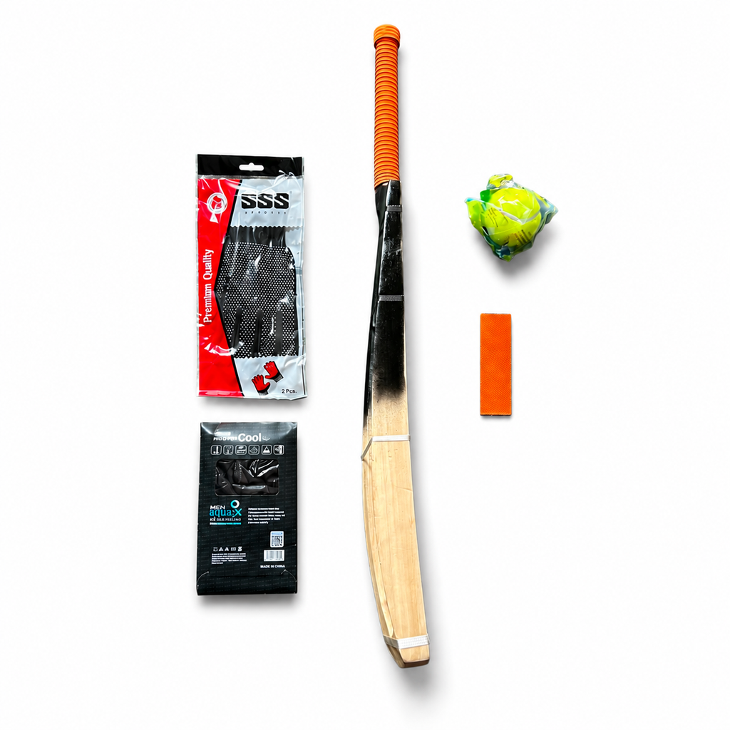 MD Sports Double Blade Hard Tennis Cricket Bat