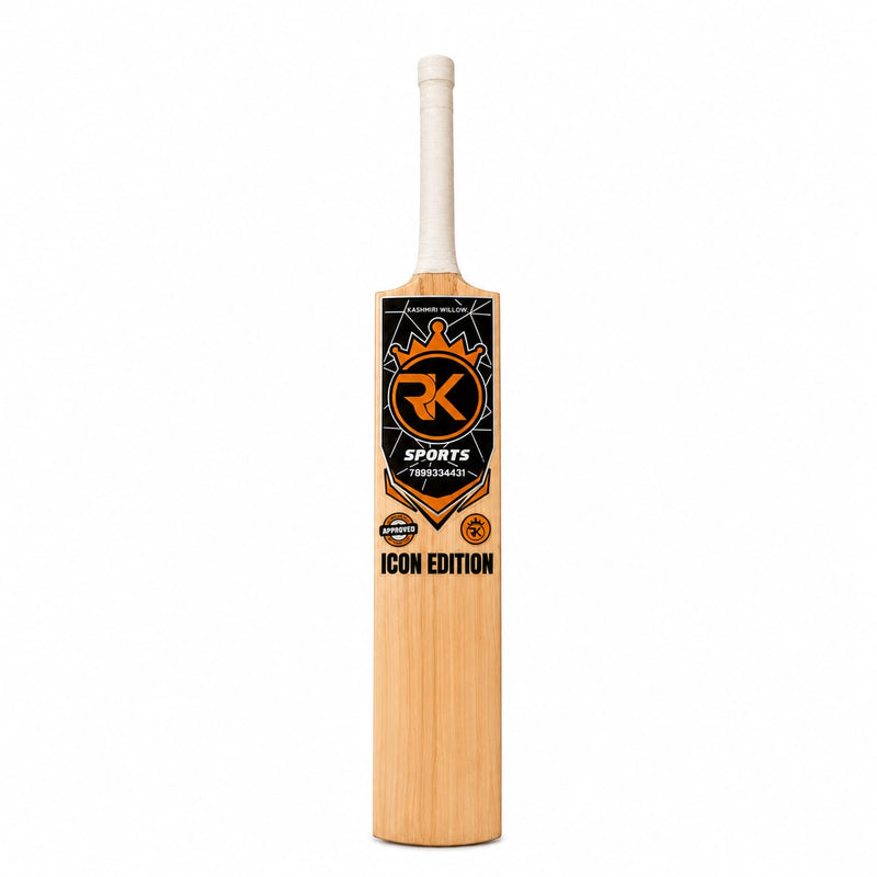 Rk sports Icon Edition Black Sprayed Hard Tennis Cricket Bat