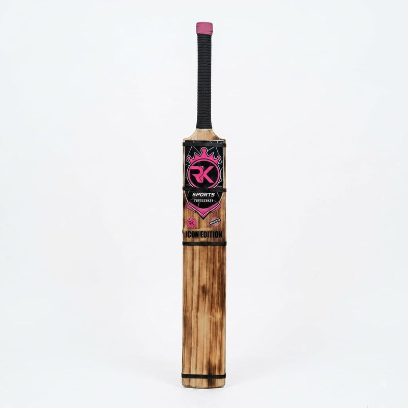 Rk sports Icon Edition Black Sprayed Hard Tennis Cricket Bat
